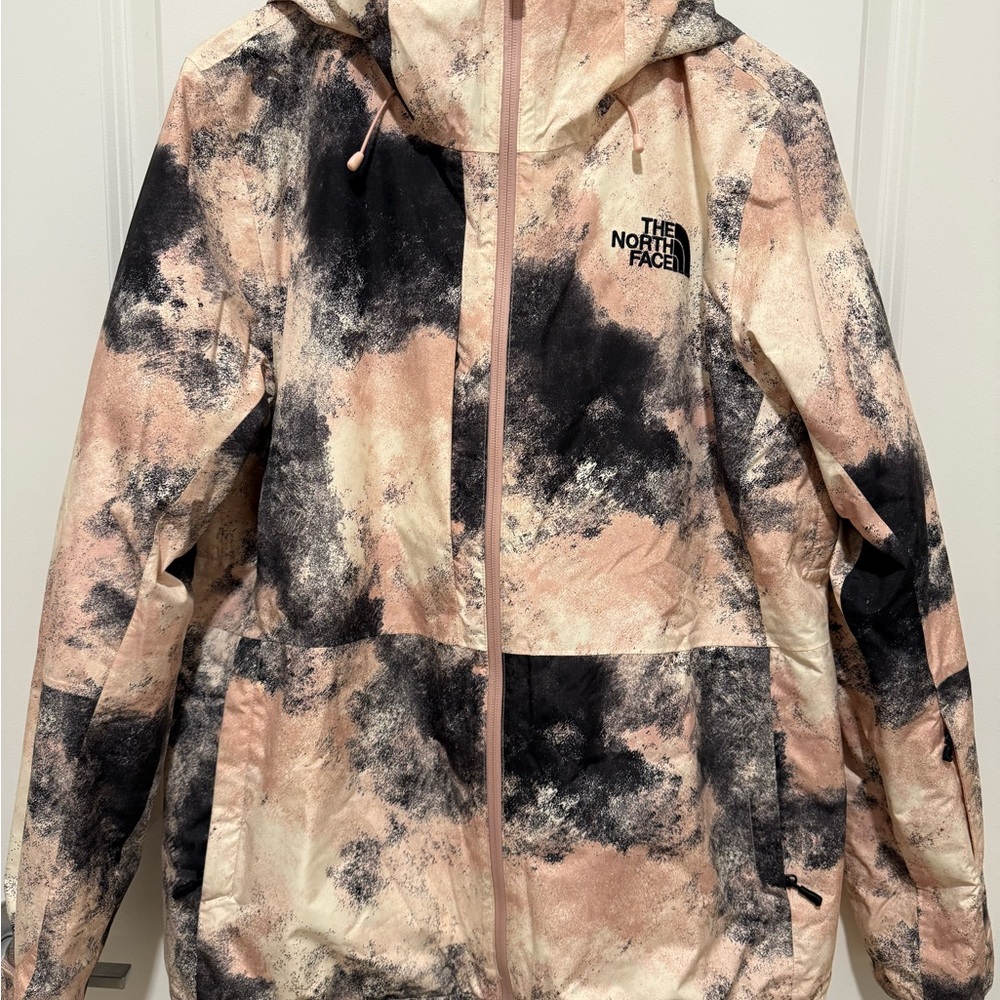 The North Face Abstract Pink and Black Jacket